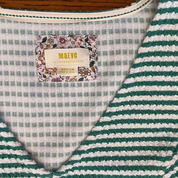 Anthropologie Maeve Franconia Striped Top - Picture 3 of 5